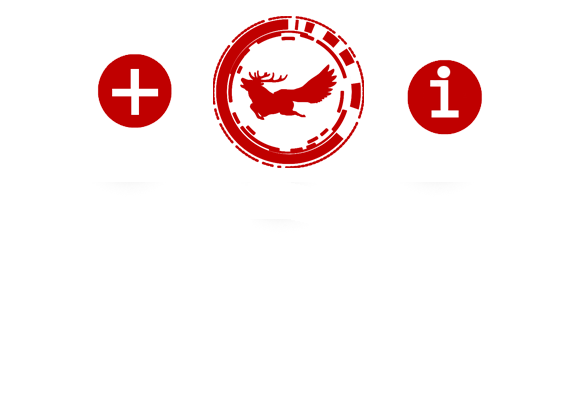 Červený jelen logo
